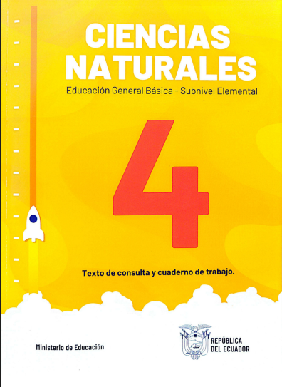 Texto de consulta y cuaderno de trabajo ciencias naturales cuarto de básica