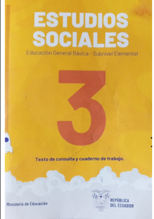 Texto de consulta y cuaderno de trabajo estudios sociales tercero de básica