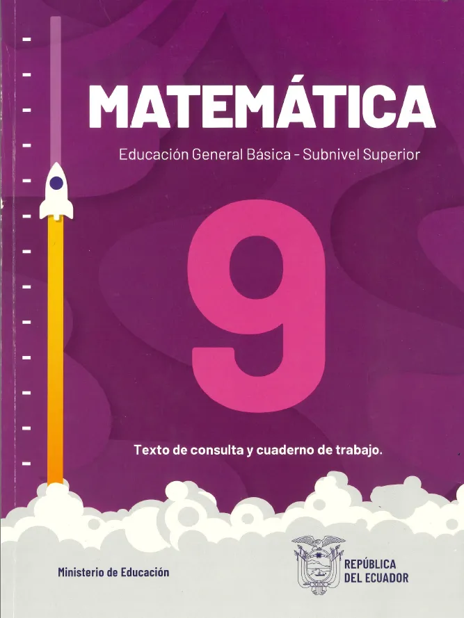 Texto de consulta y cuaderno de trabajo matemática noveno de básica